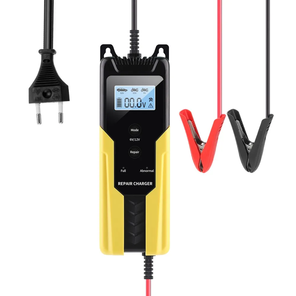 

Car And Motorcycle Battery 12.0V / 6.0V Chargers Battery Chargers Vehicle Battery Chargers Digital LCD Display Battery Chargers