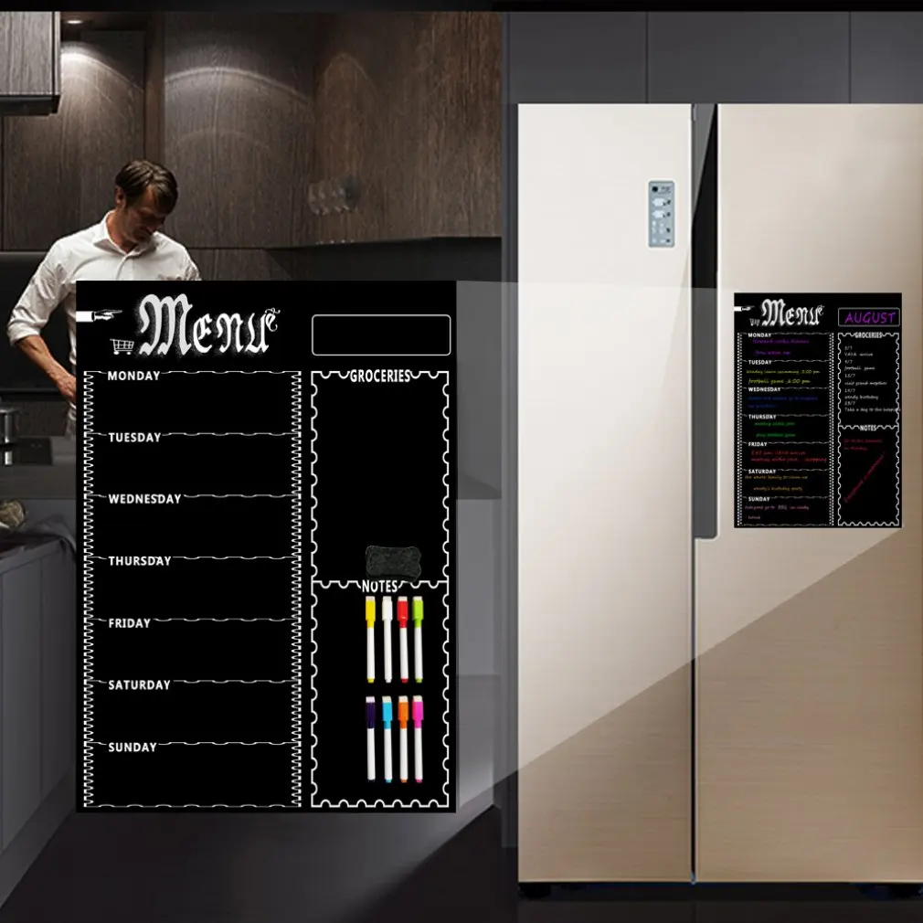 Магнитный A3 планировщик доска Кухня холодильник большой со стирающейся от