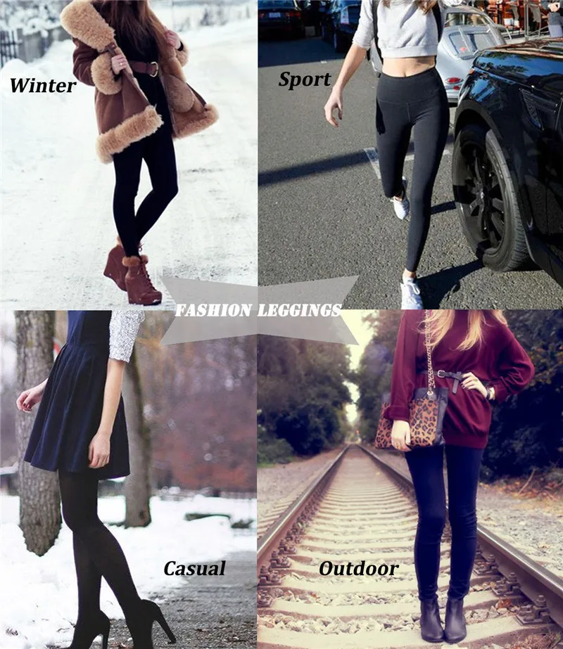 NINGMI осень зима согревает Леггинсы для женщин спортивные брюки флис нижнее белье