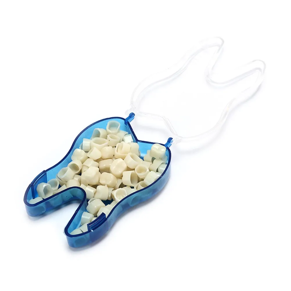 

50Pcs/Box Realistic Dental Crowns Oral Teeth Whitening Anterior Molar Crown Dental Crowns Resin Porcelain Temporary Teeth crown