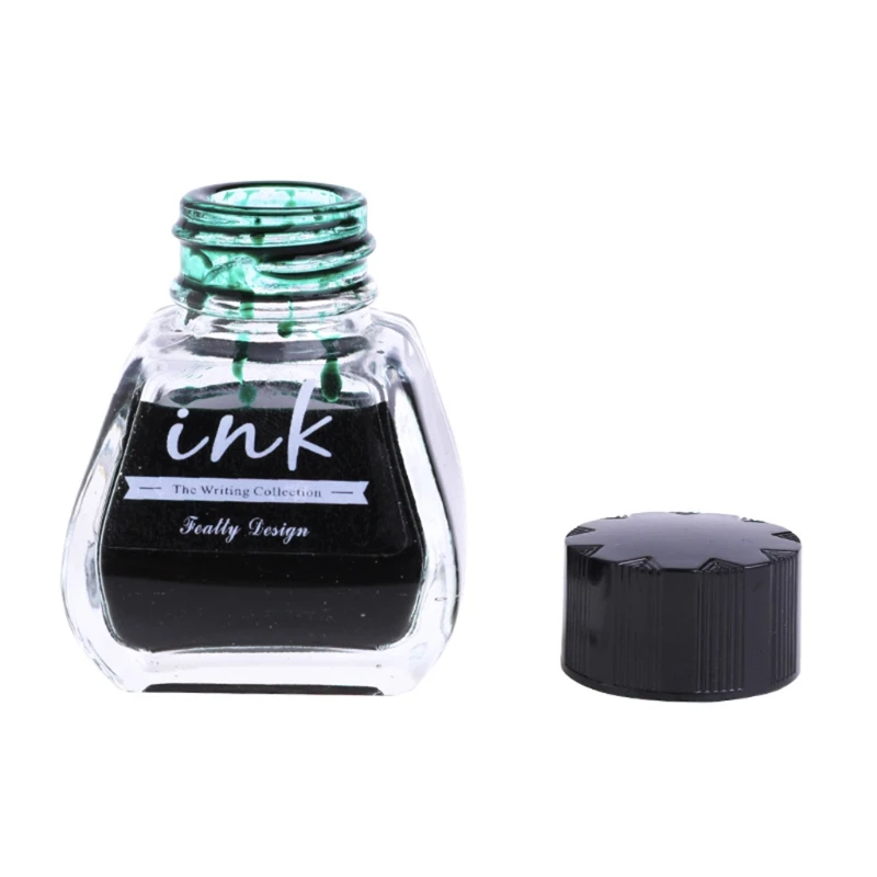 

1 Bottle Pure Colorful 30ml Fountain Pen Ink Non-carbon Refilling Inks Stationery School Office Supplies