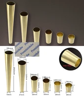 4pcslot metal brass tip cap for mid century modern chinese table chair seat leg feet tapered