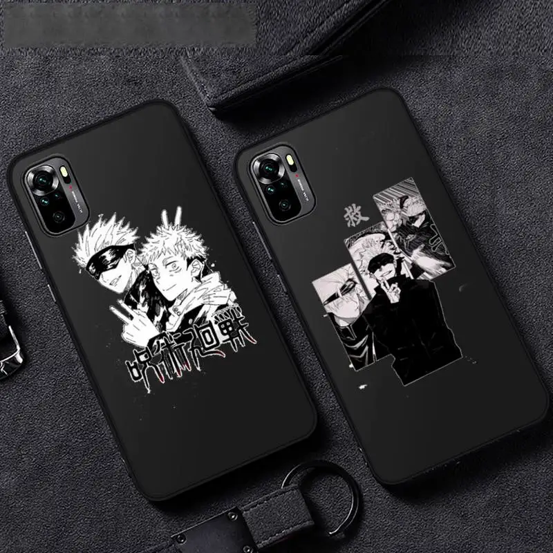 

Jujutsu Kaisen Anime Phone Case For Xiaomi Mi Redmi Note 8T 9T 9S 9A 10 7 8 9 Lite pro