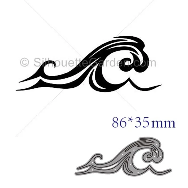 Металлические штампы вырезанные форма для морской фотоальбомной бумаги ремесло