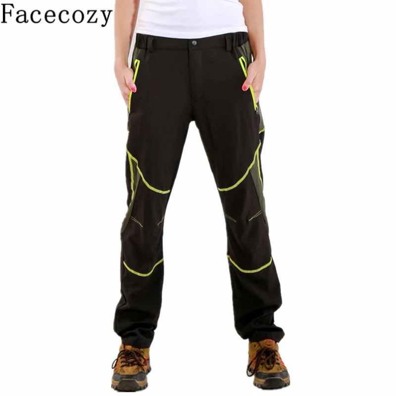 Facecozy New Women Outdoor Summer Hiking Pants Female Camping Trekking Sports Trousers Quick Drying Climbing Breathable | Спорт и