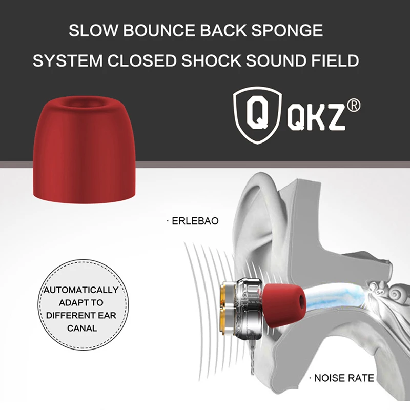 Оригинальные спортивные наушники QKZ KD7 с двойным драйвером разъем 3 5 мм