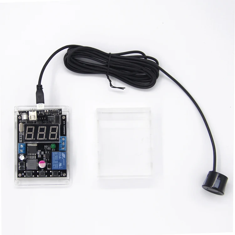 

Ultrasonic Ranging Reversing Radar Module with Display Can Set Distance Relay Output Waterproof Probe
