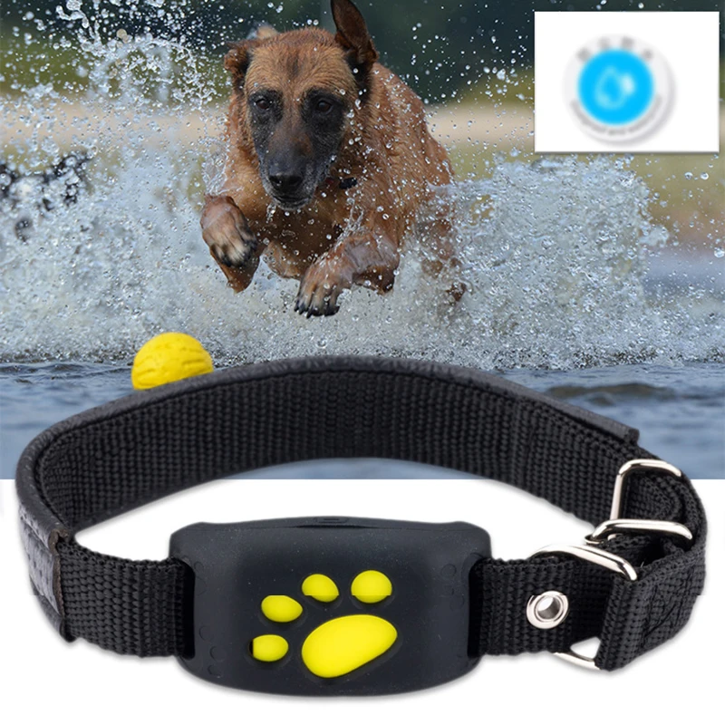 Pet gps трекер ошейник собаки кошки водонепроницаемый собака gps позиционер локатор устройство USB кабель перезаряжаемый собака безопасности забор