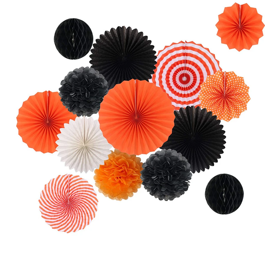 13 шт./компл. фиолетовый набор бумажных фанатов розовые помпоны свадьба с днем