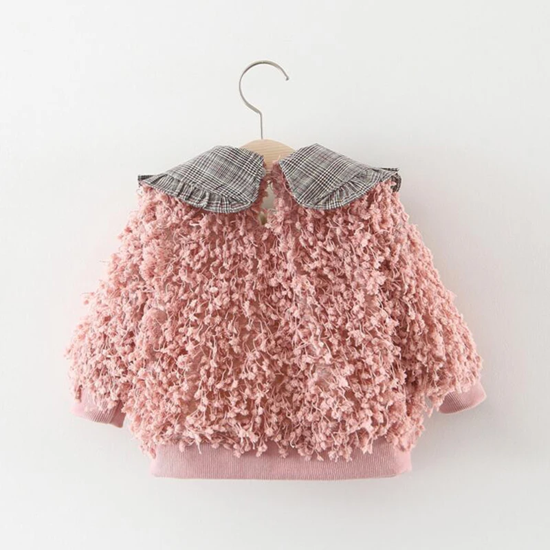 2020 г. поступление свитеров для маленьких девочек топы с длинными рукавами