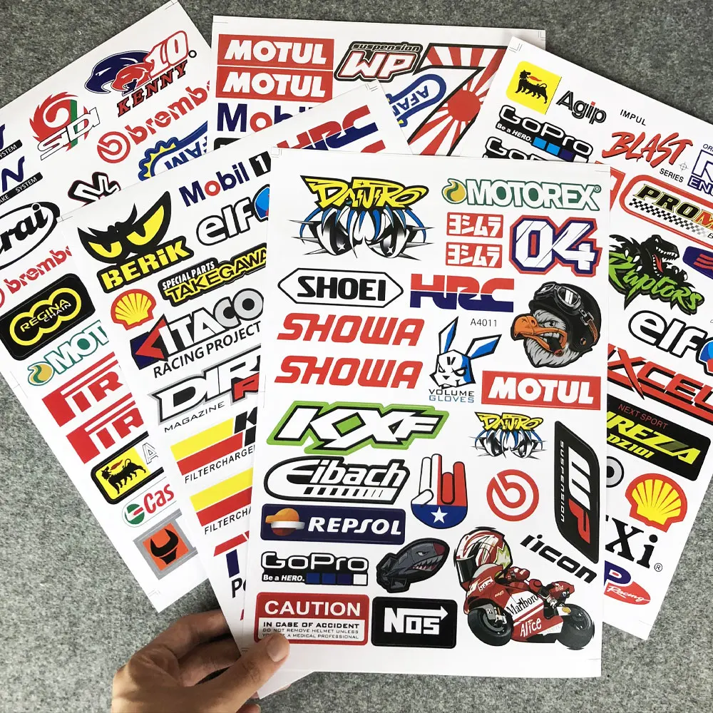 2 шт. водонепроницаемые наклейки на мотоцикл боковой шкатулке | Автомобили и