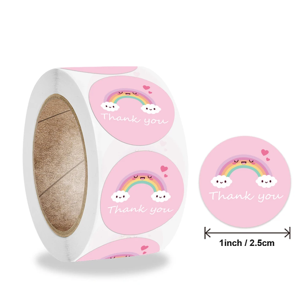 

В переменного тока, 50-500 шт. 1 дюйм мультфильм Спасибо наклейки милый солнце Радуга стикер с облаками для украшения ручной работы, подарок эти...