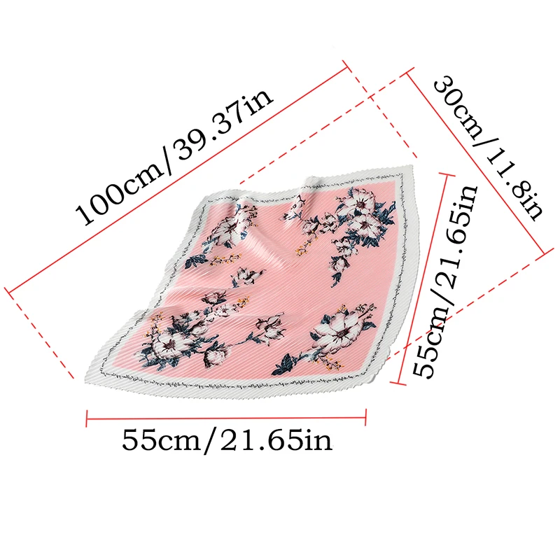 Small Scarf Hair Silk Square Lady Neck Shawl Head Wraps for Women Luxury Brand Designer Bandana Headkerchief Print Hijab |