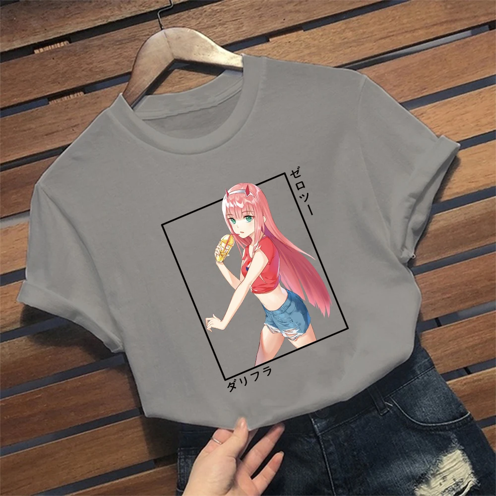 Женская футболка с круглым вырезом в стиле аниме Харадзюку | одежда