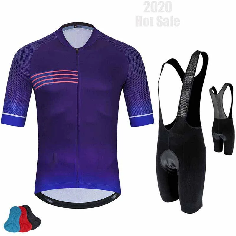 Трикотажный комплект для велоспорта 2020 зеленые Летние Велоспорт Комплект Биб