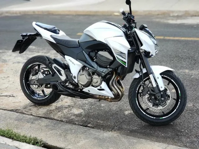 Новогодний Мотоцикл Обтекатели для kawasaki z800 2013 Обтекатель Набор инъекций хорошее качество Крышка Сиденья Оранжевый Черный - Цвет: Белый