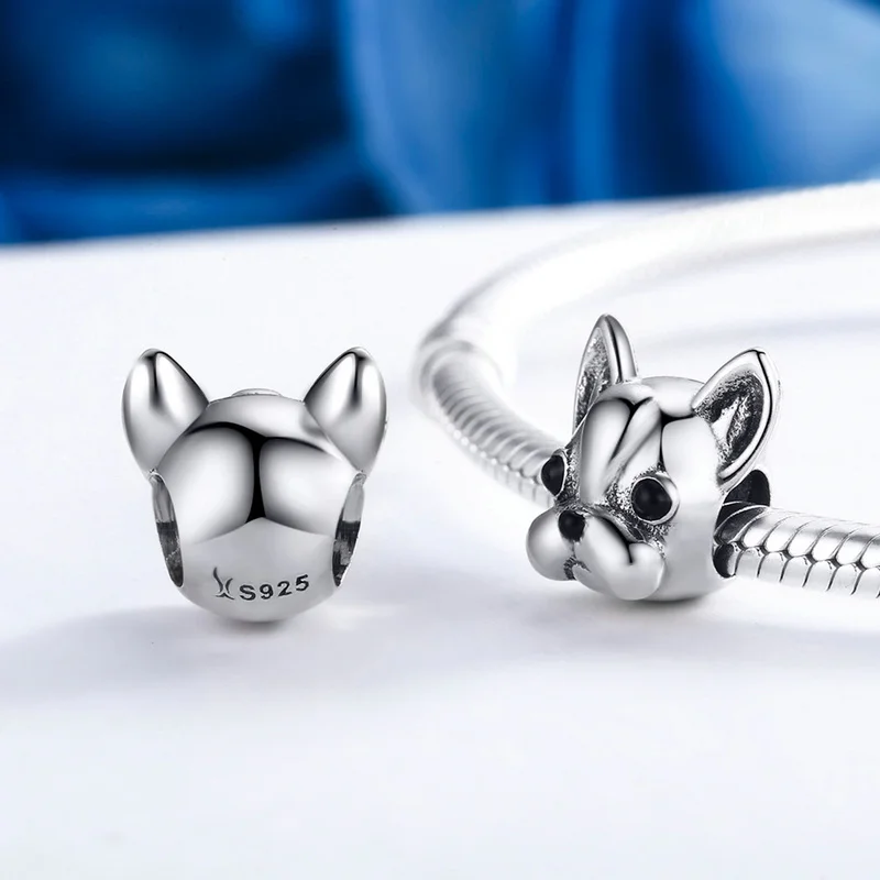 

Pandach 100% Real 925 Sterling Silver Dog Head Charms Fit Original Pandora Bracelet Beads DIY Jewelry For Women CMC315