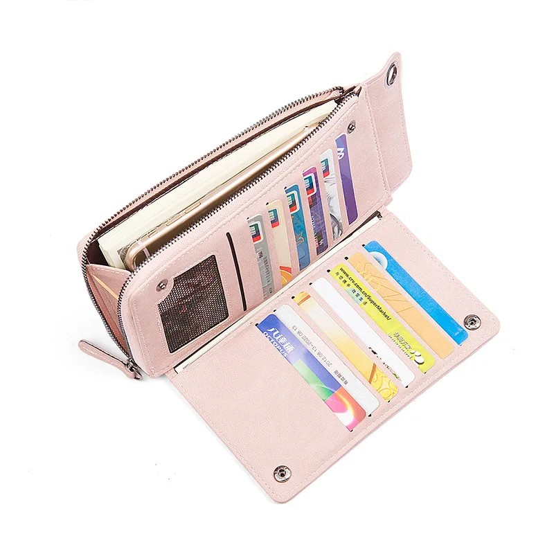 YOJESSY Long Wallet Women Female Phone Wallets Clutch Lady Purse Zipper Pocket Card Holder Wristlet Ladies | Багаж и сумки