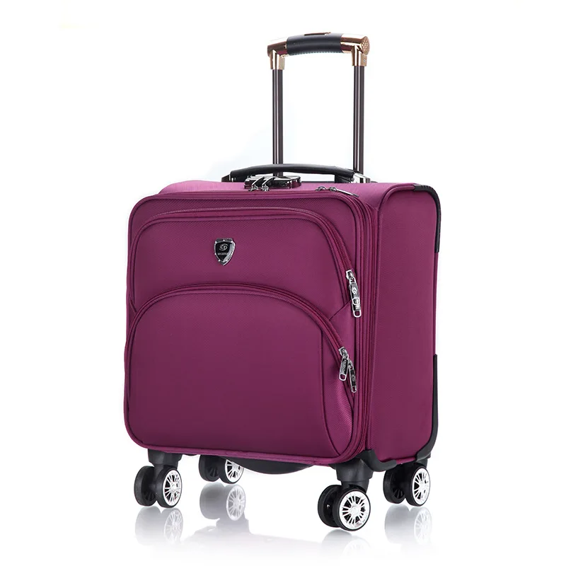 New 18 Inches Oxford Trolley Case Portable Luggage High Quality Travel Suitcases On Wheels Carry on Business Valise Trip Bags