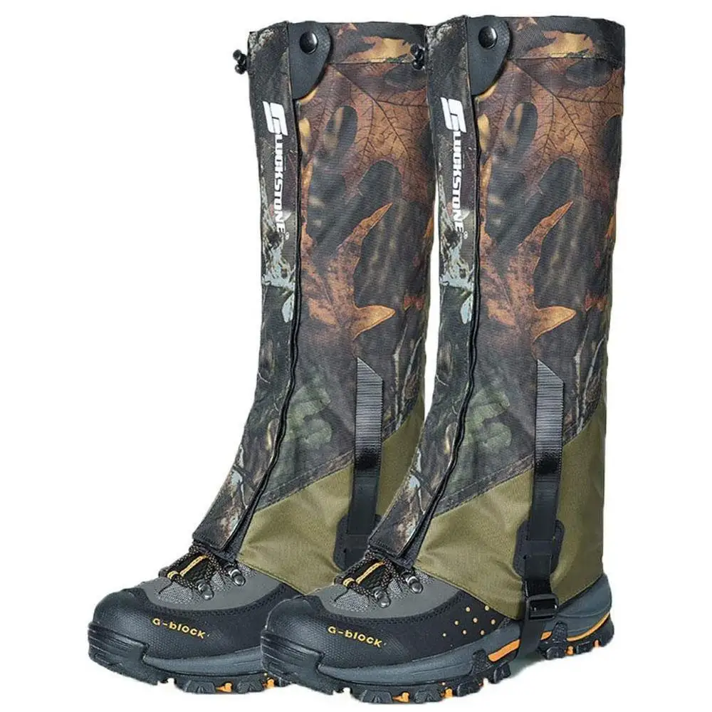 

Outdoor Waterproof Foot Cover Durable Highly Breathable Double-Deck Hiking Climbing Legging Wraps Hunting Gaiters