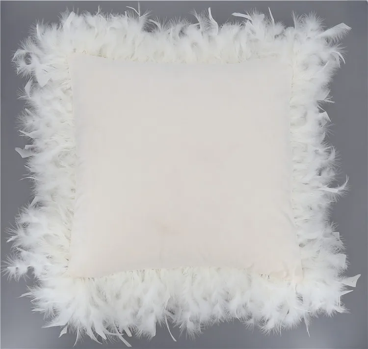 Роскошный красивый чехол Faroot для подушки Белый Европейский бархатный тканевый с