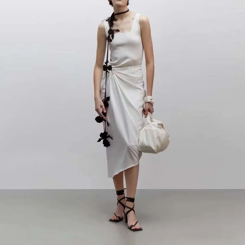 

2021 Summer Women Vest Knitted Sling Camisole Base Casual Simple Tank Knitted vest