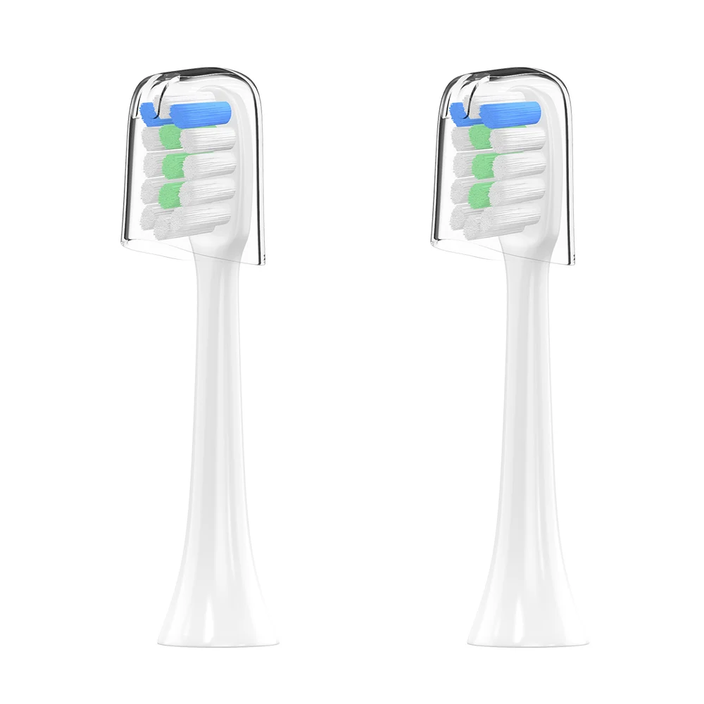 2 шт. головка зубной щетки с крышкой для Xiaomi SOOCAS / SOOCARE X1 Mijia X3 электрическая