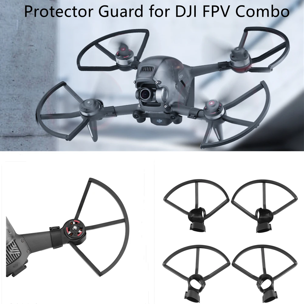 

4PCS Propeller Protector Guard for DJI FPV Combo Quick Release Anti-Collision Ring Props Blade Protection Cover Drone Accessory