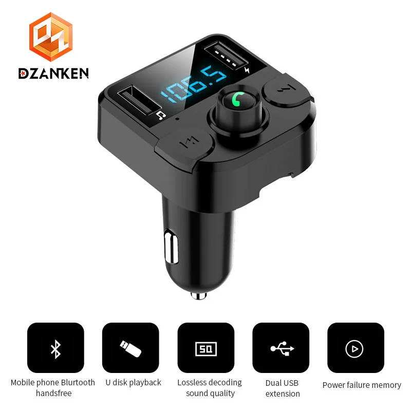 Беспроводной громкой связи Bluetooth автомобильный комплект fm трансмиттер с USB MP3