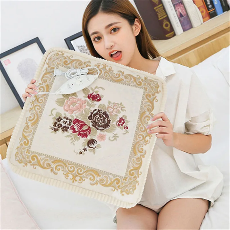 Нагревательная подушка 45x45 см Съемный и моющийся нагревательный коврик теплый