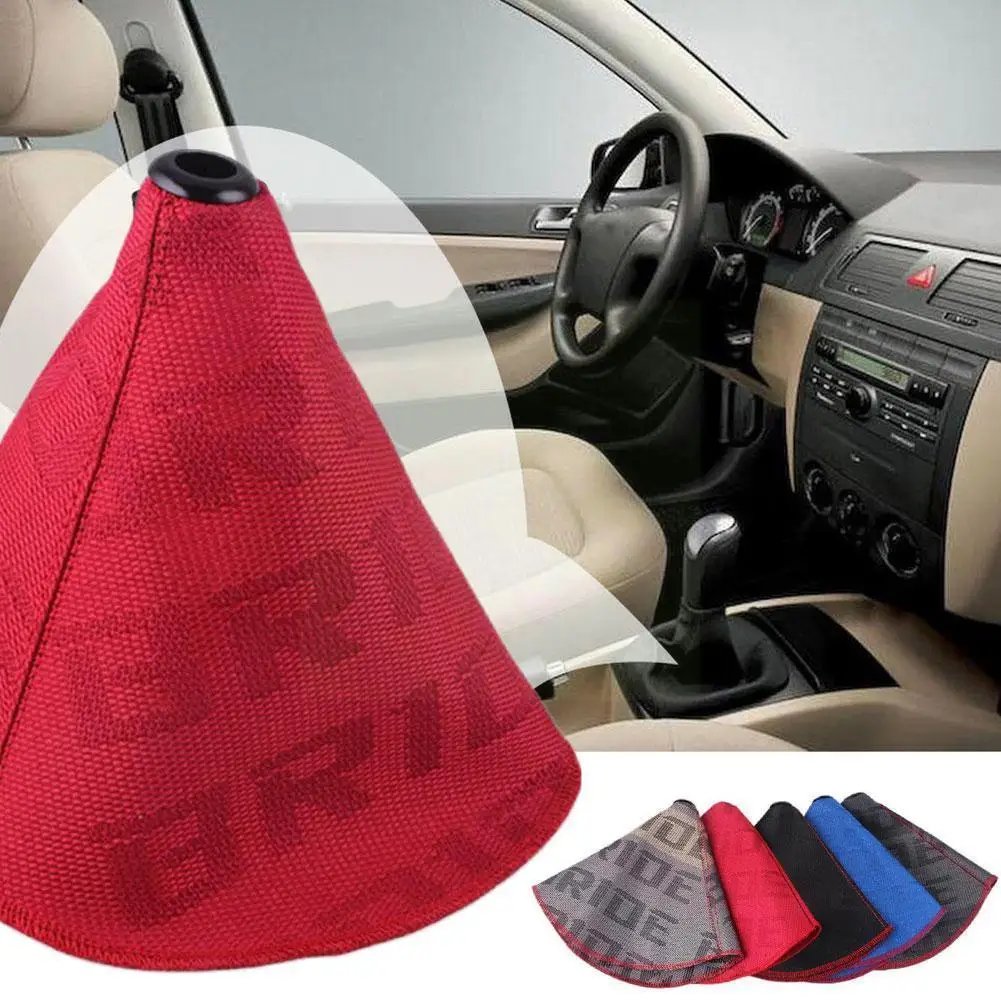 

Purple Universal Car Manual Gear Shift Knob Stick Gaiter Boot Dust Cover Handbrake for Car Decoration K9J9
