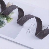 new 25mm canvas webbing 5meter dark grey canvas ribbon belt bag webbinglable ribbonbias binding tape diy craft projects
