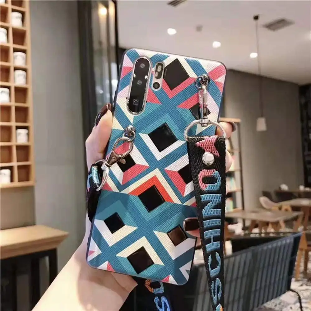 Твердый чехол с решетчатым ремешком для samsung Galaxy Note 8 9 10 Pro Note8 Note9 Note10 J530 J730 новинка