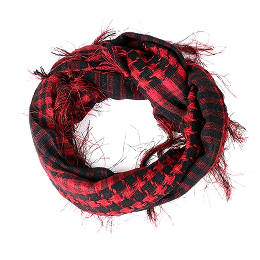 

Military Uniform Tactical Scarf Outdoor Army Arab Scarf Shawl Scarve Wrap with Tassel for Men Militar Soldier Scarves 110*110CM