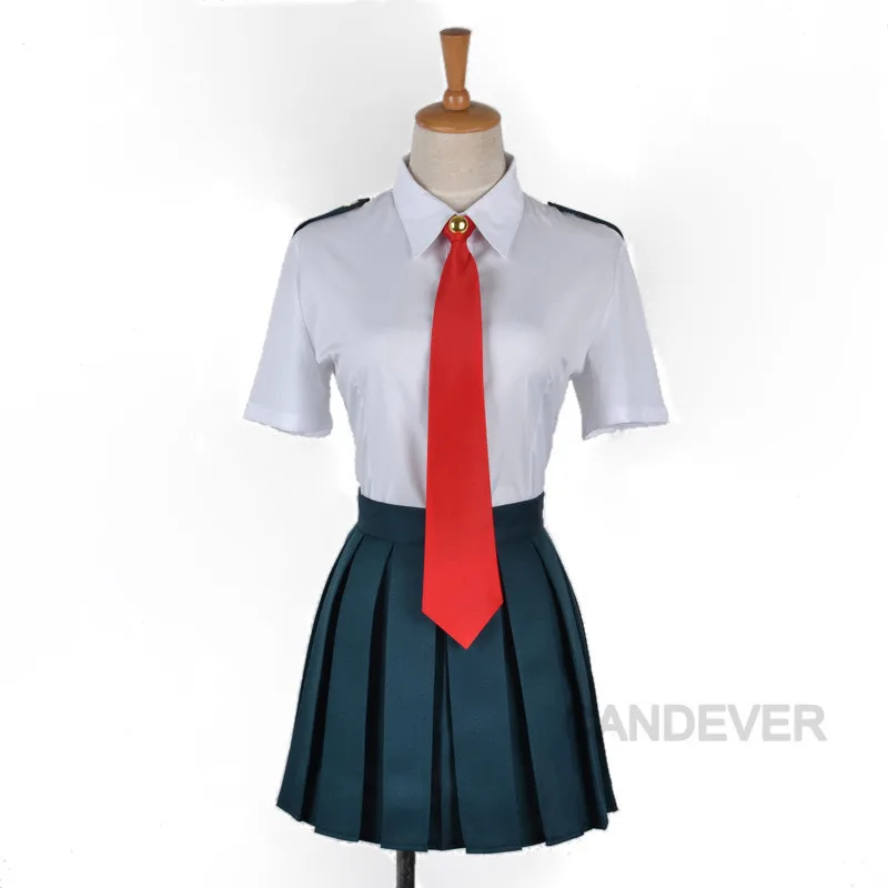 Boku без герой Академии AsuiTsuyu Yaoyorozu Момо школьная Униформа мой OCHACO URARAKA haku Косплэй