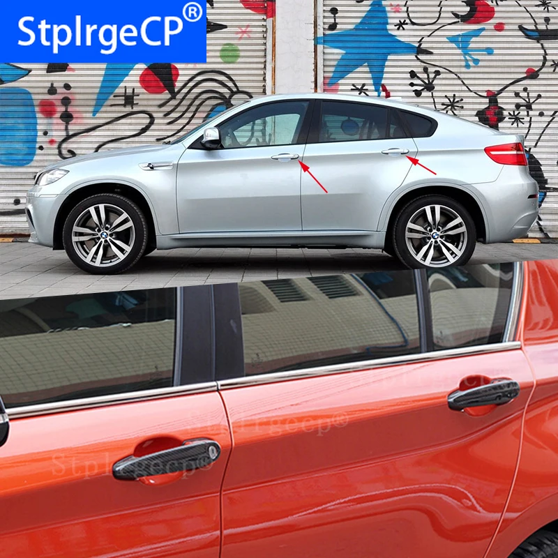 Для BMW x6M x6 M E71 2008 2009 2010 2011 2012 2013 2014 Аксессуары 100% натуральное углеродное волокно