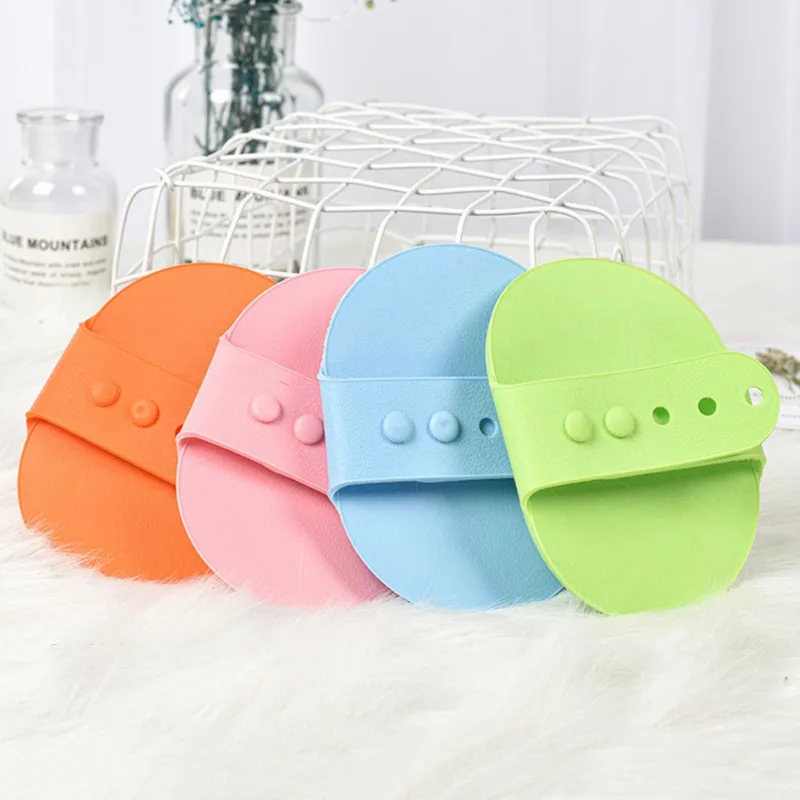 

Pet Dog Cat Bath Brush Comb Soft Rubber Glove Hair Fur Grooming Massage Pets Silicone Washing Glove Kitchen Cleaning Gloves