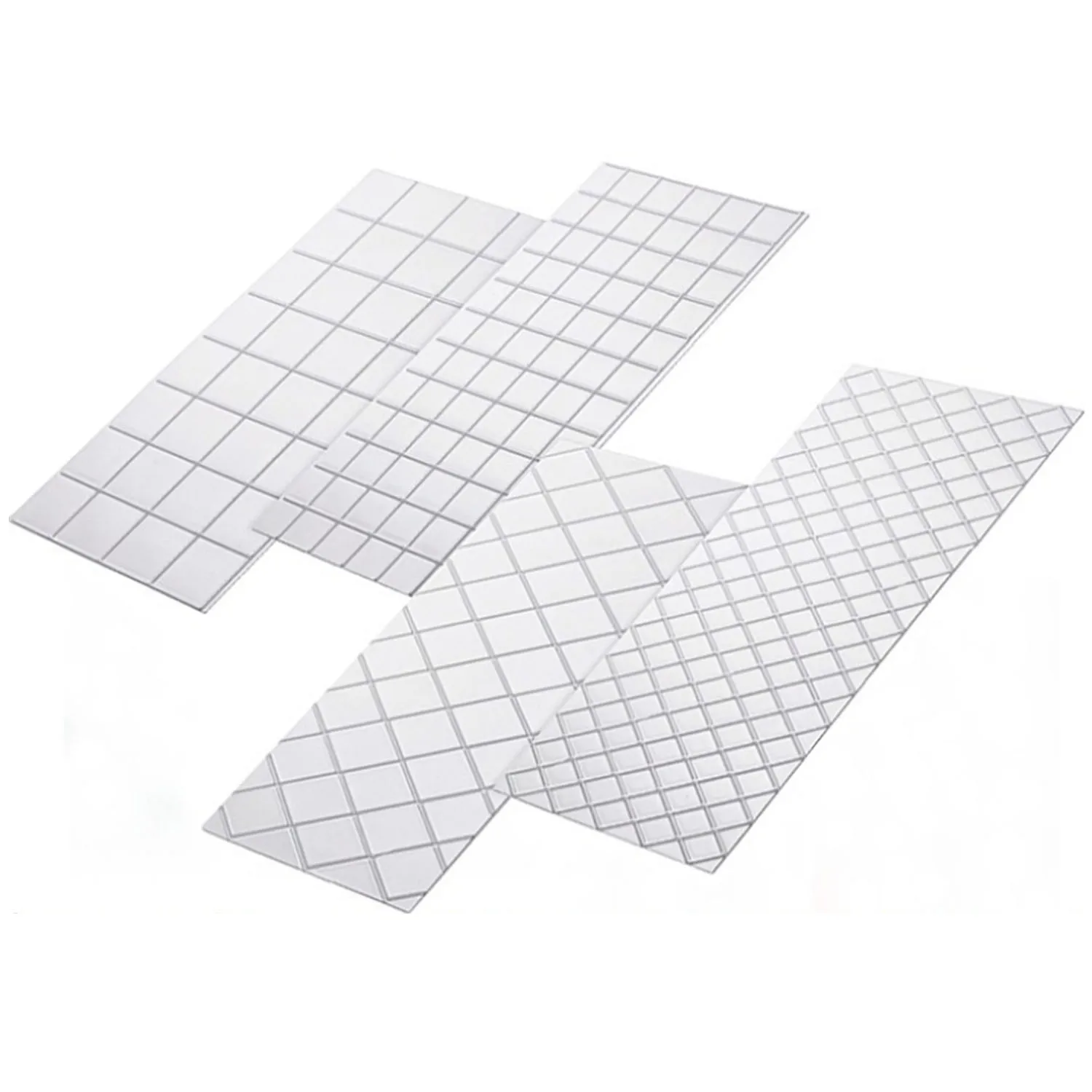 Behogar 4 шт. форма для выпечки тортов прозрачный Fondant (сахарная) сетки рельефная