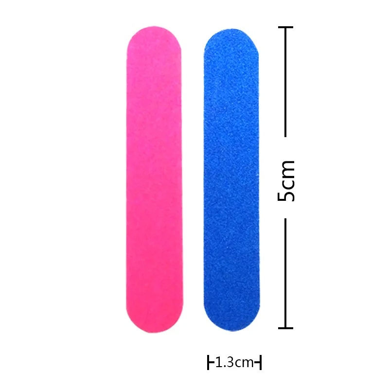 100 шт./лот профессиональные пилочки для ногтей буфер двухсторонний серый цвет