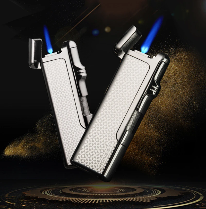 Честный газовая светильник и тонкий тонкого металла прямые прикуривателя er от