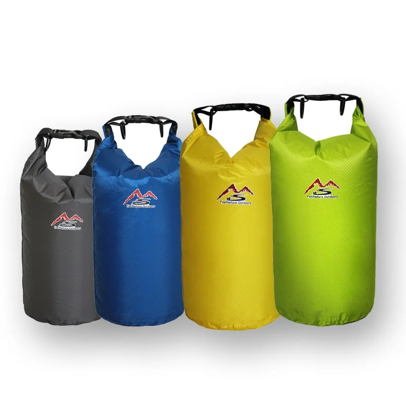 

30D Nylon Outdoor Swimming Waterproof Bag Camping Rafting Storage Dry Bag Sports River Trekking Bags 5L/10L /20L/30L