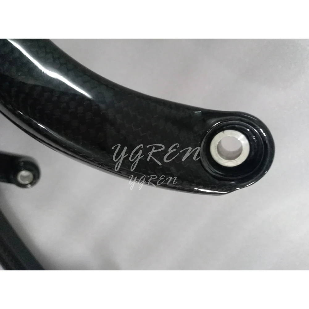 Углеродного волокна заднего сиденья панели обтекатель бары ручки подлокотник