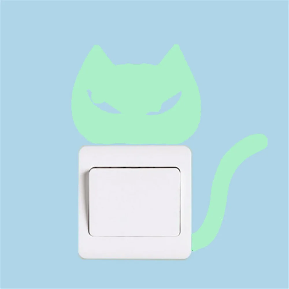 Милый творческий с изображением котенка одежда световой Серебристое свечение