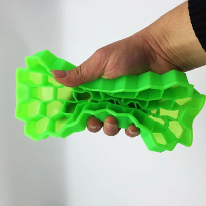 37 Сетка Силиконовые соты пищевые добавки коробка DIY Креативный дизайн соты большой емкости коробка льда инструмент для приготовления мороженного прессформы
