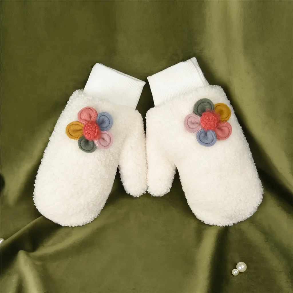 Женские зимние перчатки теплые подкладочные Уютные плюшевые толстые эластичные