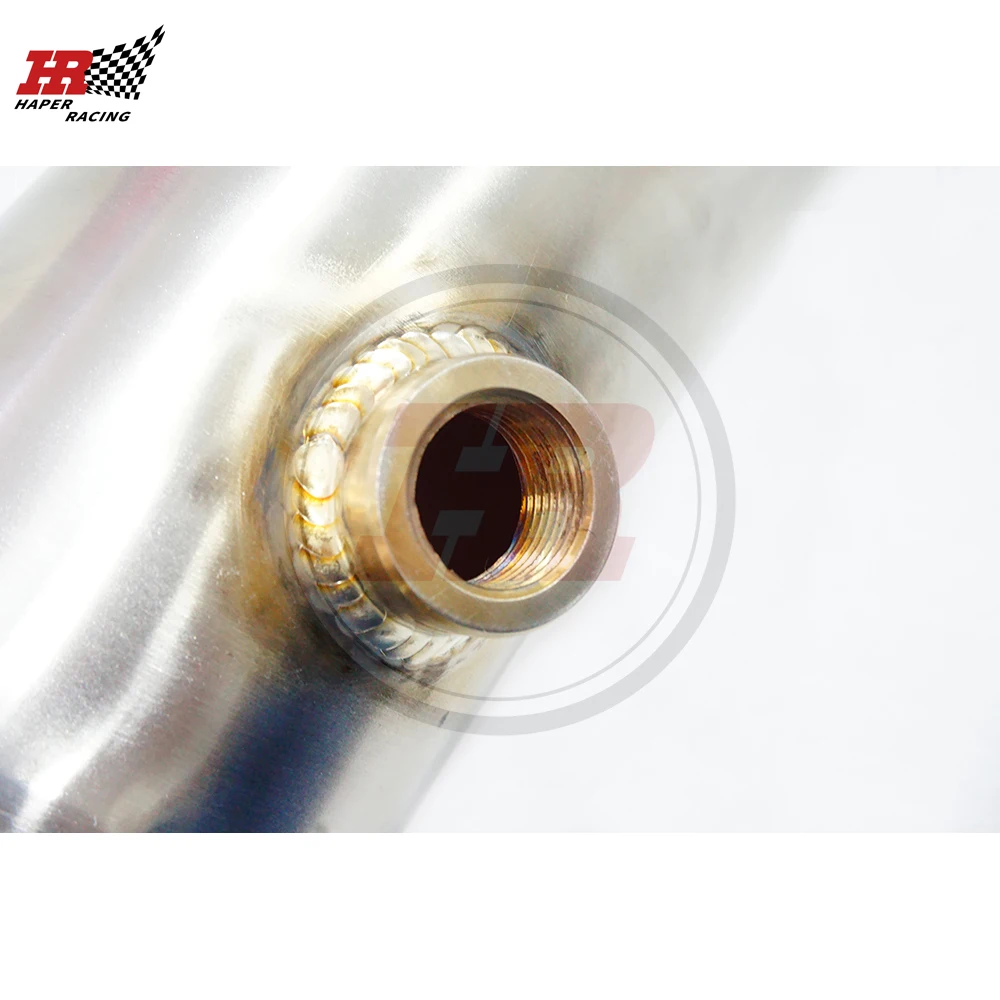 Патрубок HP RACING 3 0 дюйма полированный B48 без катка для G20 330IX 330i 2 T 2019 + нержавеющая