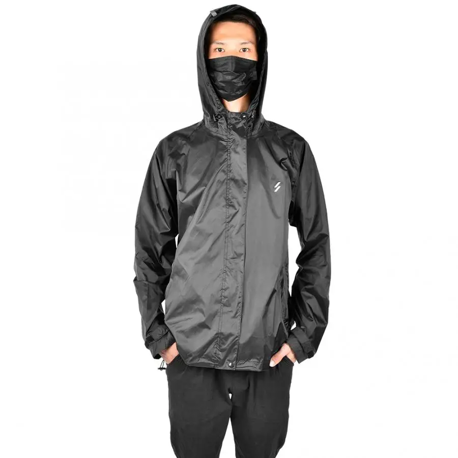 Велосипедная Джерси дождевик со светоотражающими ремешками нейлоновая