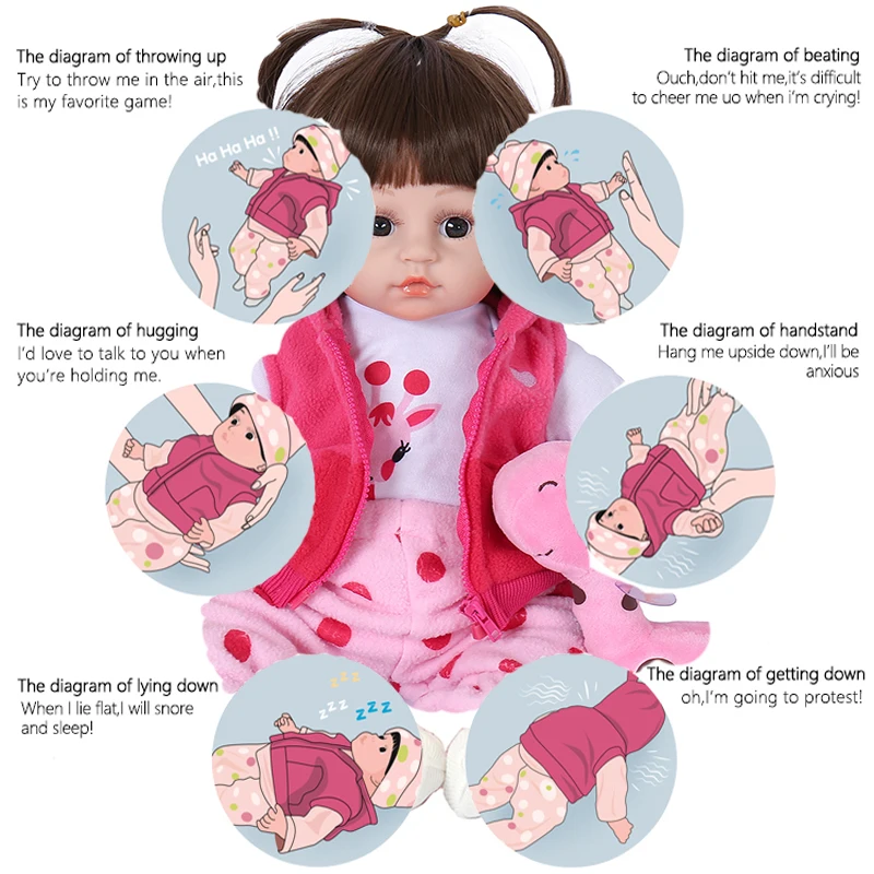 Кукла младенец из силикона 45 см|Куклы| |