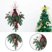 attractive creative red fruit decor holiday wreath multicolor hanging garland wide application for decoration