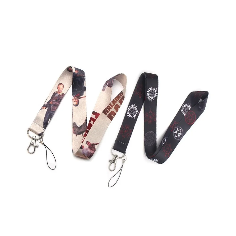 Сверхъестественный шнурок ходячих мертвецов для ключей от телефона